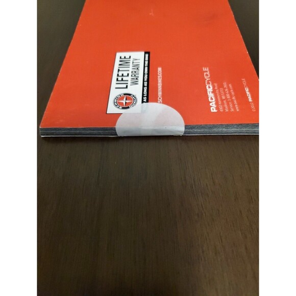 Schwinn Bicycle Owner's Manual 2012 PacificCycle - Picture 3 of 3